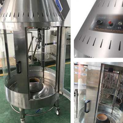 新品不锈钢烧烤烤鸭炉烤羊腿羊排吊挂炉J五花肉烤炉木炭商用烤鸭