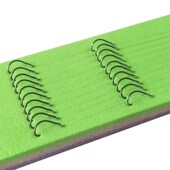 绑好子线双钩伊势尼V有倒刺伊豆金袖 新品 100付钓鱼钩绑好成品套装