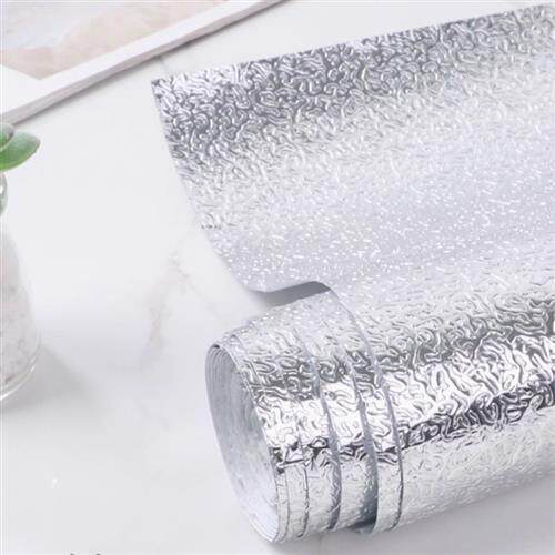 极速冰柜内胆铝皮铝箔自粘厨房放水墙F体整体橱柜瓦斯炉瓷砖贴纸