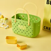 新品 出游B海边手提洗浴篮旅行用品大全洗漱 短期旅游神器便捷式