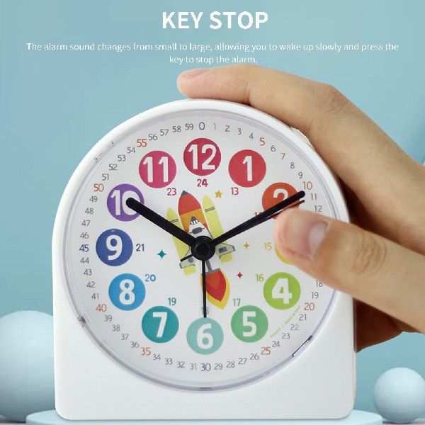 极速Alarm Clock Child Aslarm Clock Electronic Clock Mute Lea