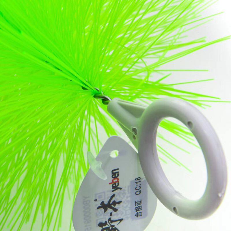 极速野本毛刷f锦鲤池绿色304钢1.6芯鱼池净化活水过滤毛刷生化十