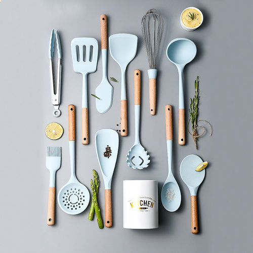 新品New product launch Mourandi blue silicone kitchenware se