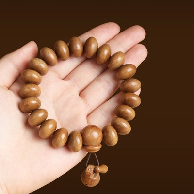 极速正宗肥城桃木手串珠手链工艺品木雕算盘珠饰V品挂件随身携带
