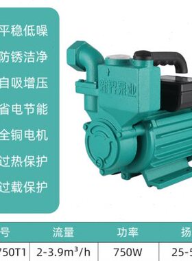 极速新品水泵家用增压o自吸泵2s20v高扬程水井抽水塔自来水管道加