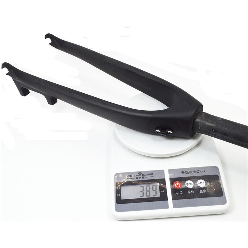 极速新品折c叠式自行车20寸全碳纤维前叉小轮车碟煞款碳叉儿童车