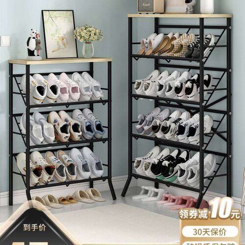 新品鞋架简易门口家用收纳t鞋柜新款2022宿舍多层经济型防尘鞋子