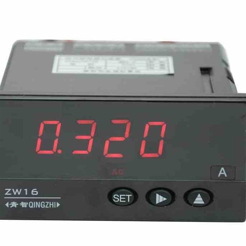 新品青智ZW1602交流电流表0z5级盘装电量F功率表头数显电工表 盘
