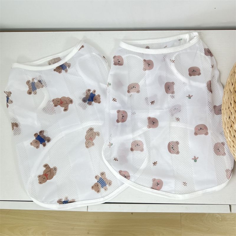 巴哥法斗衣服夏季薄款背心网眼透气防掉毛恶霸英斗牛犬胖狗狗衣服