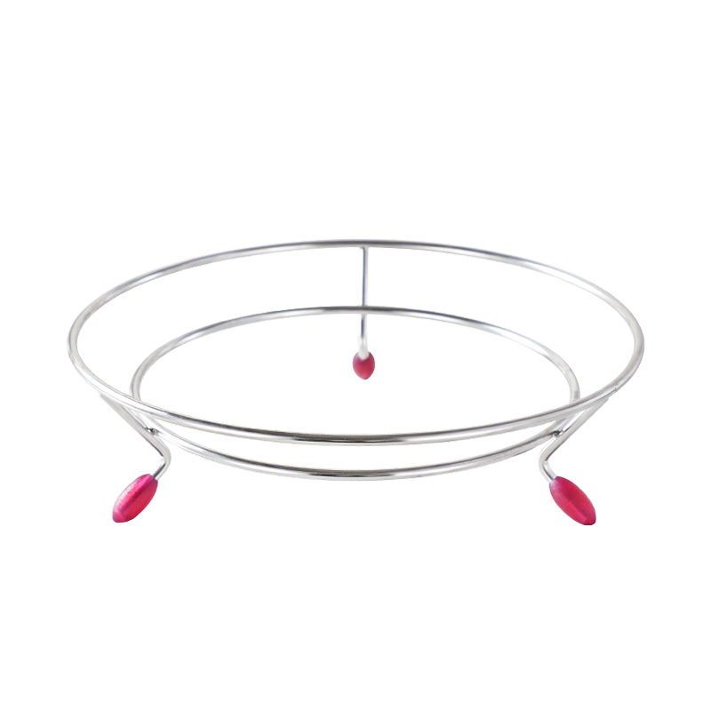 不锈钢加厚锅架锅垫厨房家用炒锅架放锅架锅具隔热防烫置物架
