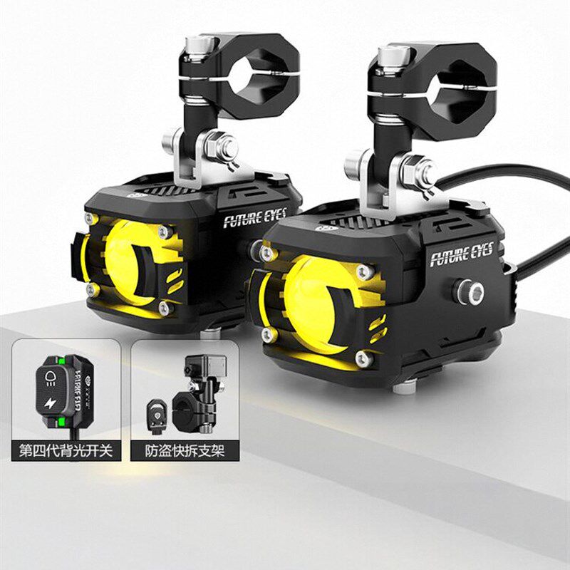 适用于光阳cKS125摩托车led射灯外置强光改装辅路远近光CK125T-19