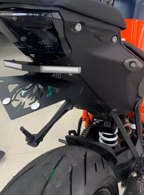 适用KTM12f90duke sdr 20-24年改装短尾牌照架转向灯一体nrc车牌