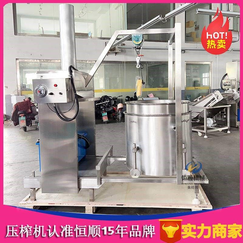 农家自酿梅子酒过滤提取榨汁机 发酵沙棘I果原浆压榨机 液压压滤
