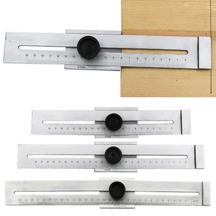 0-200/250/300mm Woodworking Metric Line Scribe RRuler Positi