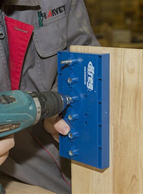 木工工具 定位器辅助 排孔家具建筑打孔快速调L节 美国Kreg 堤旁