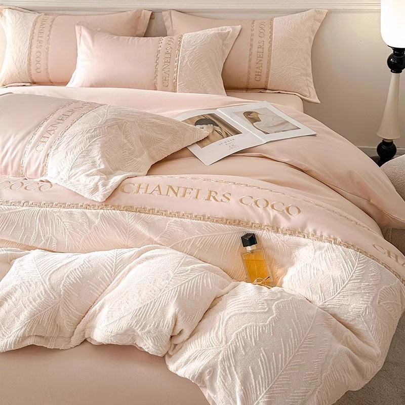 轻奢100全棉被套l单件被罩单人床单150x200x230四件套四季通用