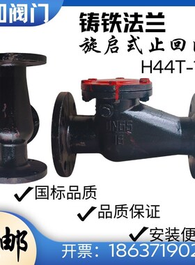 H44Td旋启式止回阀铸铁铜芯法兰止回阀逆止阀