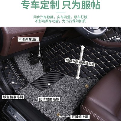 适用13/16/18款奔驰SL350SL50A0SL550SL400敞篷专用全包围汽车脚