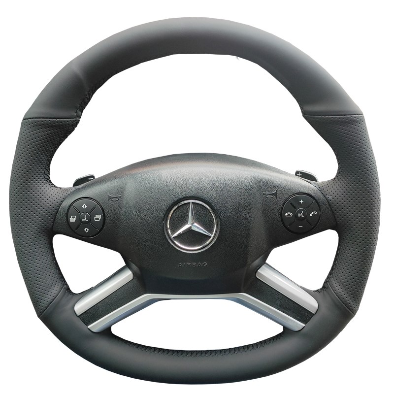 奔驰ML350手缝方向盘套 奔驰R320方向盘GLA260 GLB20W0GLC专用把