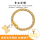 新品 土豪金e猫狗项链不锈钢刻字狗牌项圈溜狗链脖套小中大型犬法