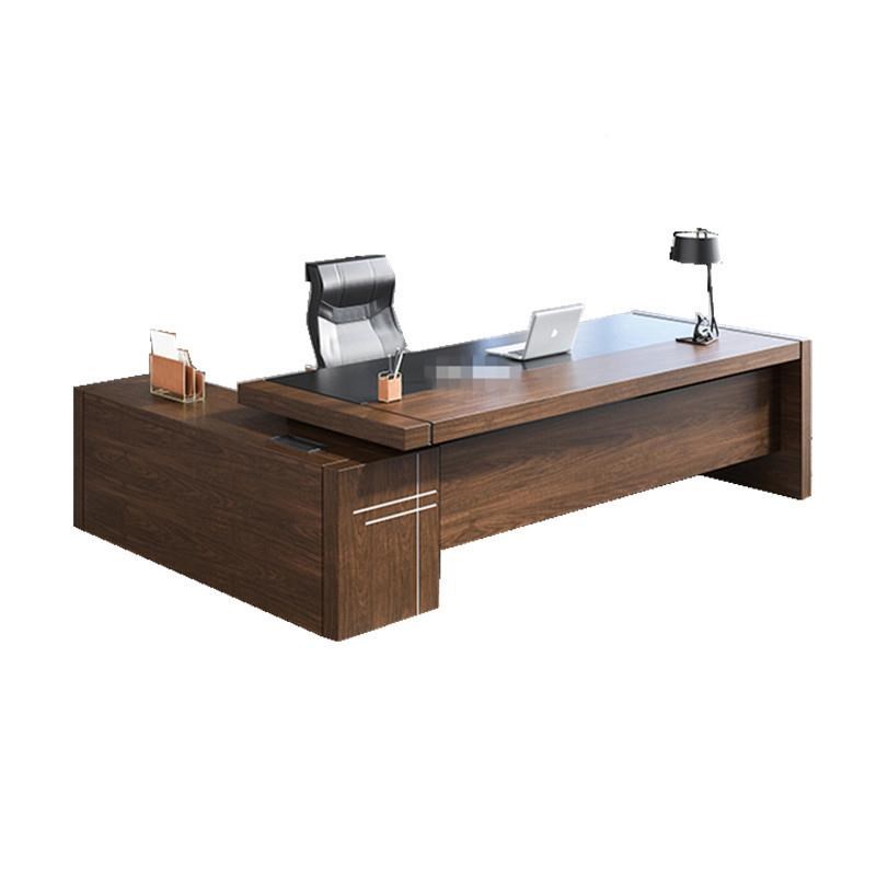 简839约现代办l公桌老板电桌经理办公经主室桌椅组合大班台管总理