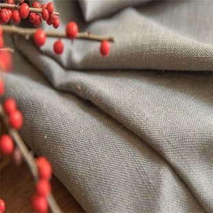 新款文艺亚麻窗h帘日式简约北欧风中式棉麻半遮光窗帘卧室客厅素