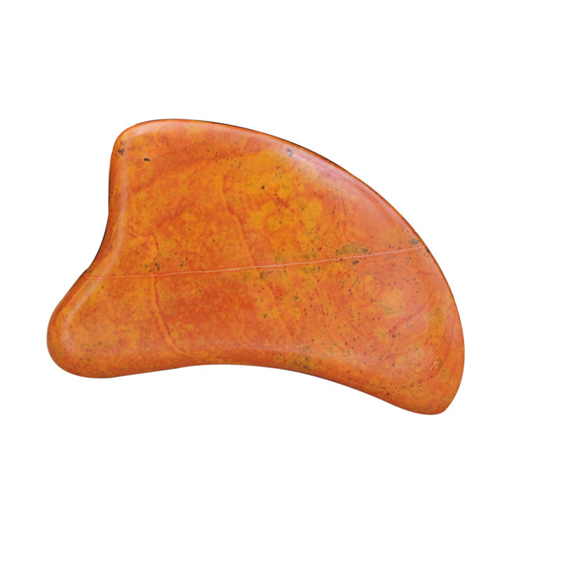 红砭石拨筋棒美容棒面部通用脸部板刮痧女刮O脸眼部刮板玄黄梳子