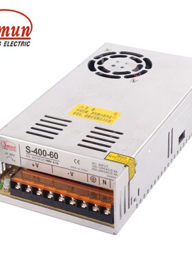 N S-400-60 110V/220VAsC Input PS 400W 60V 6.7A Output Switch