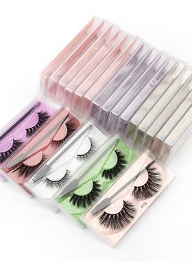 wholesale fhaux mink lashes 3d natural long eyelashes 5/50/1