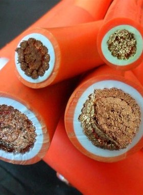 RV185mm2l软电缆,橙色电焊线,电镀火牛线,阴阳极电缆线