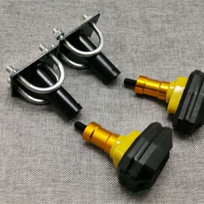 适用国产小忍者永源战隼枭风摩托跑车改装防摔棒S护杠保险杠防摔