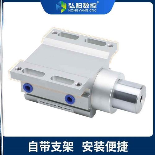 新款开料机定位i气缸雕刻机自动上下料飞机阻挡气缸带边木工机械