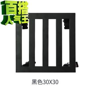 架子托架迷你 带轮花盆移动托盘正方形滑轮1黑色结实室内花架新款