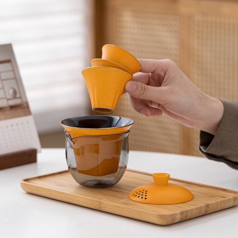 24便携式1壶三杯可悬停旅行x装茶具套装户外旅游聚会团建快客杯礼,餐饮具,旅行茶具,淘宝优惠券,粉丝福利购,淘宝优惠卷