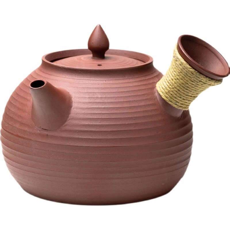 潮州纯手工红泥砂銚煮茶壶侧w把壶 玉书煨薄锅仔泡茶壶炭炉电陶炉,餐饮具,茶壶,淘宝优惠券,粉丝福利购,淘宝优惠卷