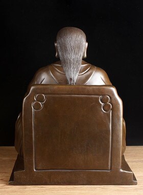 纯铜玄天上帝摆件大号玄武大帝武C当山真武大帝祖师爷铜像工艺品