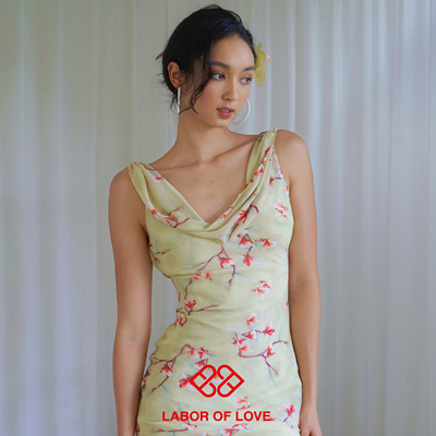 LaborofLove清冷感碎花连衣裙