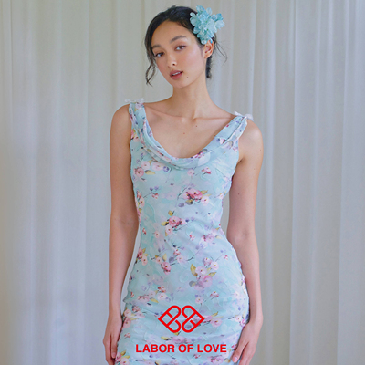 LaborofLove清雅碎花连衣裙