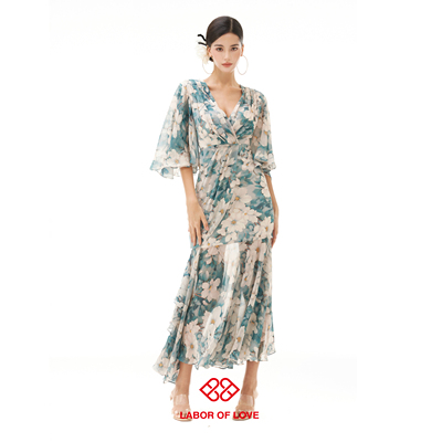 LaborofLove法式度假风连衣裙