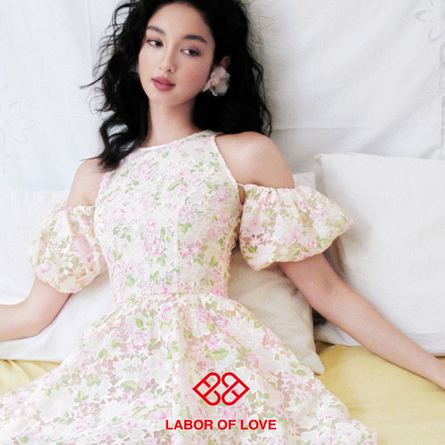 LaborofLove甜美优雅短连衣裙