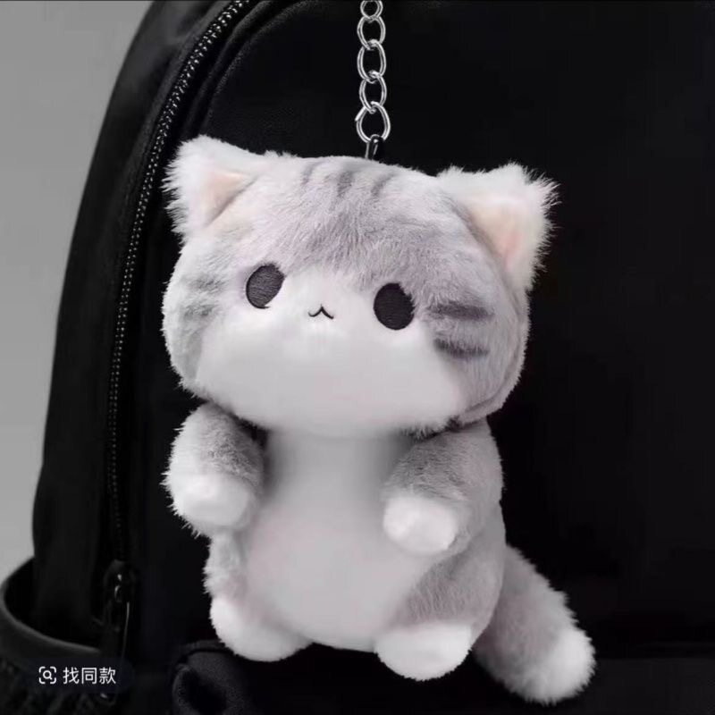 可爱软萌猫咪毛绒挂件钥匙扣书包