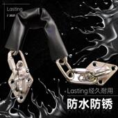 防倒安全链304不锈钢门面酒店商用大门防倒链地弹簧玻璃门链300KG