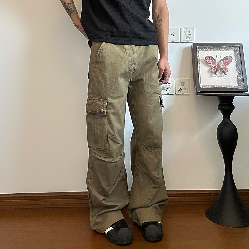 0204MAISTEP复古卡其色工装