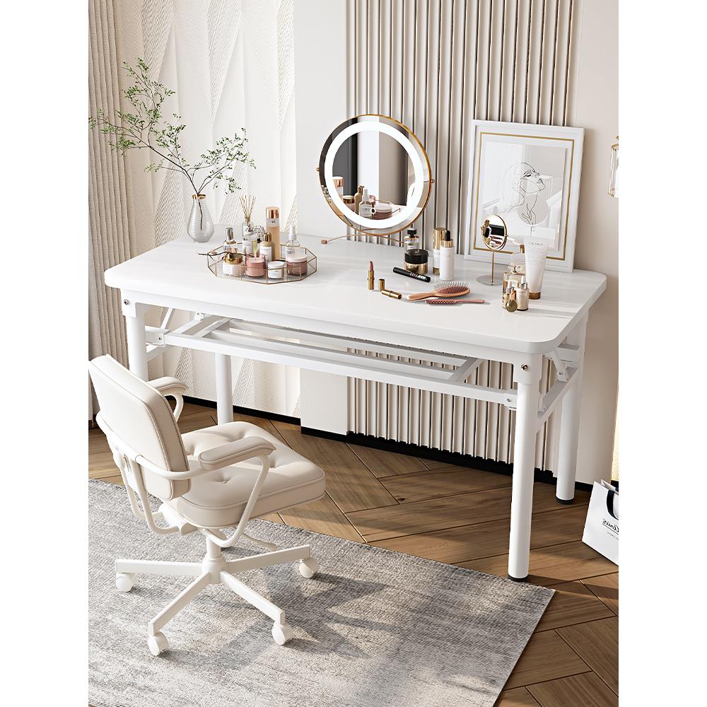 家用电脑折叠桌子长条桌简易餐桌摆摊桌学生学习书桌长方形培训桌