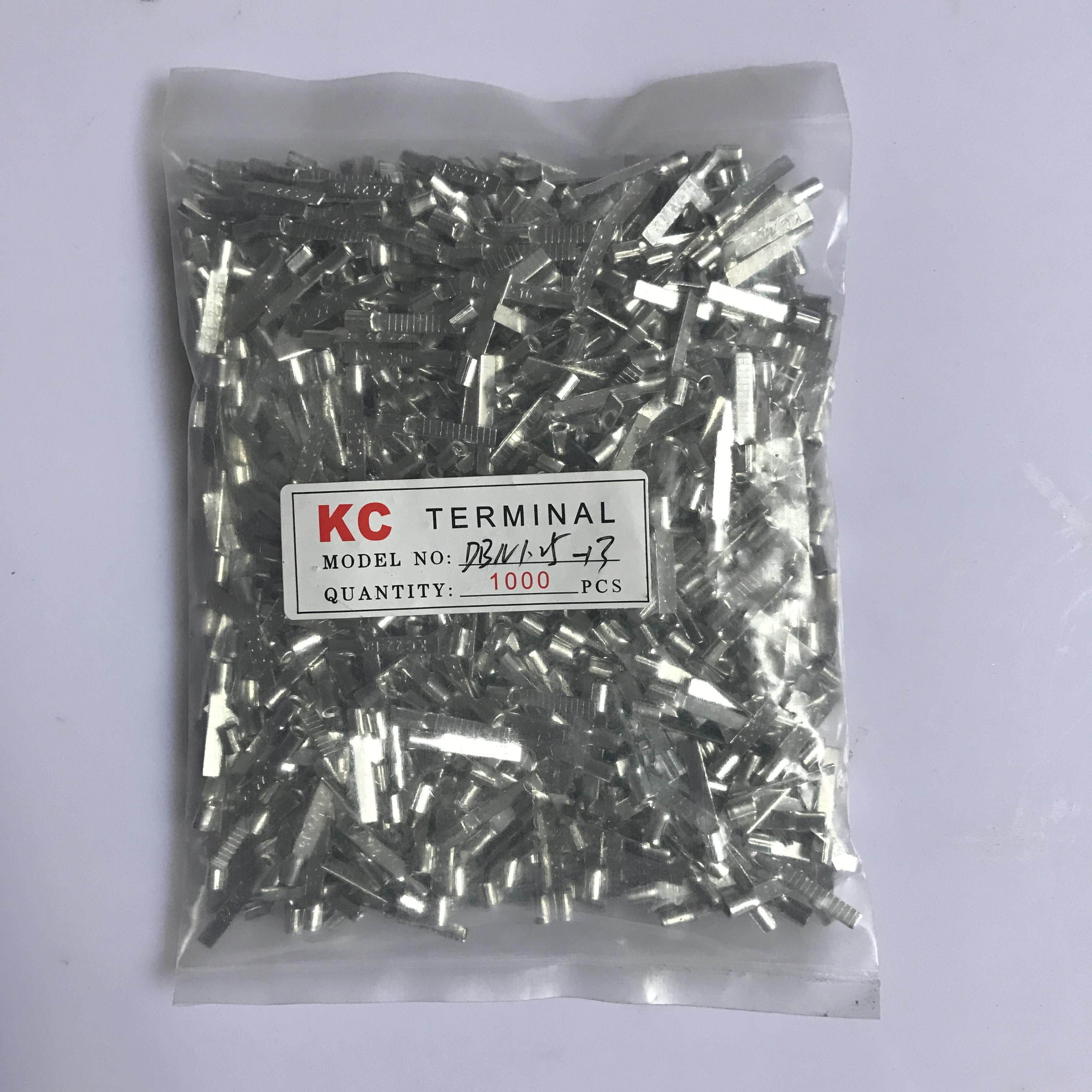 紫铜扁针型裸端头DBN1.25-14 鸭嘴鼻子 鸭舌端子 扁插针 片型端子