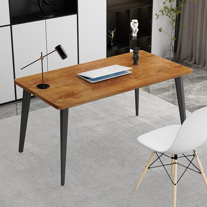 电脑桌办公桌台式书桌简约现代学生家用写字台出租屋钢木小桌子