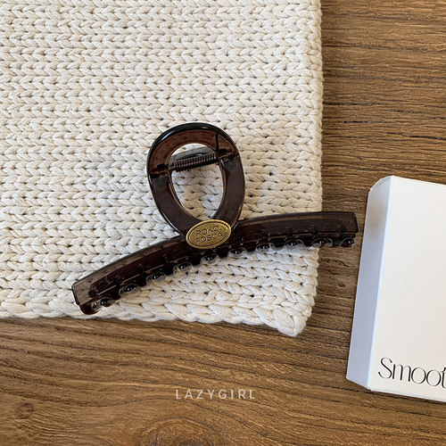 基础好用~亚克力小众鲨鱼夹金标