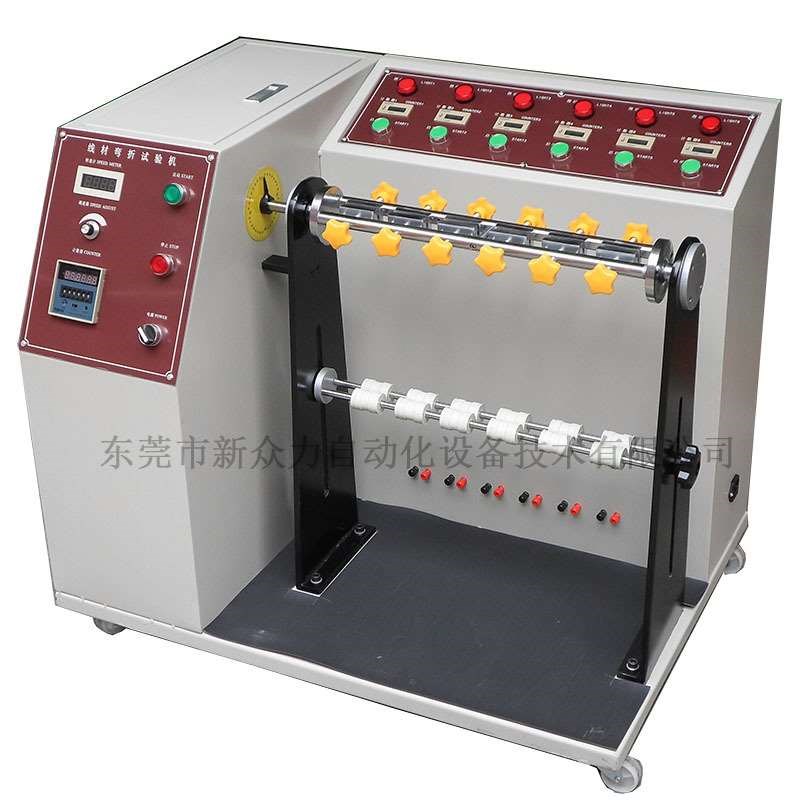 插头引线线材摇摆试验q机弯折寿命试验机数据电源线摇摆疲劳测试