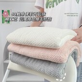 浴巾202e4新款 女纯棉毛巾干发帽三件套学生宿舍大人情侣款 一对男