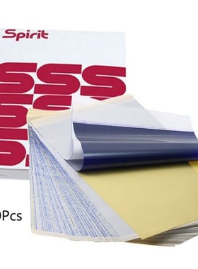 100 Sheets Tattoo Transfer Paper A4-SizJe 4 Layers Spirit-St